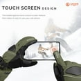 thumbnail image 6 of SAVIOR HEAT Heated Gloves for Men Heated Ski Gloves 10h Warm 7.4V 3000mAh Battery Thick Lining Waterproof Goatskin Palm Anti Loss Lanyard Outdoor Skiing Snowboarding for Winter, 6 of 7