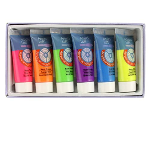 Neon Acrylic Paint Set By Artist S Loft Walmart Com Walmart Com