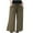 Green-1, variant on Baseball Pants Women's Pants Oversized Thin Wide Leg Pants High Waisted Casual Loose Straight Leg Cotton and Linen Pants Capris Pants Female Long Pant Style H163 Beige M