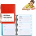 thumbnail image 1 of Dusknt New Arrivals! Password Book Password Book with Personal Alphabet Label Internet Address and Password Headquarters Password Log, 1 of 5