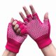 thumbnail image 1 of Guantes antideslizantes de Pilates para yoga y ejercicio sin dedos con puntos de silicona, 1 of 5