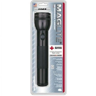 Mag Instrument 2D Cell Flashlight with 2 Xenon Lamps, Black