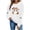 White ①, variant on Chiccall Women's Halloween Pumpkin Graphic Sweatshirt Long Sleeve Crewneck Pullover Casual Fall Top