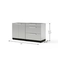 thumbnail image 5 of NewAge Products Outdoor Kitchen Stainless Steel 2 Piece Cabinet Set with 3-Drawer Cabinet and 2-Door Cabinet, 5 of 8