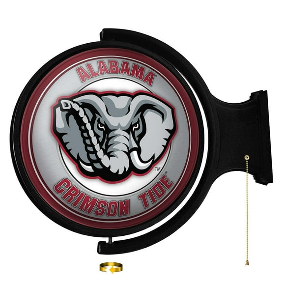 Alabama Crimson Tide Mascot 21'' x 23'' Rotating Lighted Wall Sign