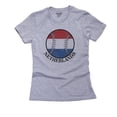thumbnail image 1 of Netherlands Baseball Classic - World Vintage with Flag Women's Cotton Grey T-Shirt, 1 of 2