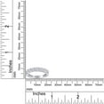 thumbnail image 5 of 1.07 CT Round Cut Nature White Diamond Seven Stone Engagement Band Ring In 14K Solid White Gold (Color: G-H, Clarity: I2-I3, 1.07 Cttw) IGI Certified, 5 of 7