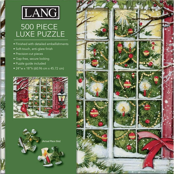 Lang Brands, LLC, Home For Christmas 500 Piece Luxe Puzzle