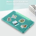 thumbnail image 6 of Fintie Clear TPU Case for 7" Kindle Paperwhite (12th Gen, 2024) & Kindle Colorsoft – Slim Transparent Back Cover with Auto Wake/Sleep, Glitter Green, 6 of 9