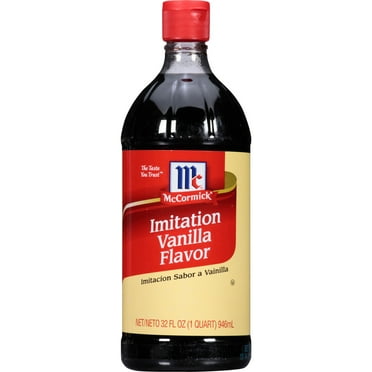 McCormick Kosher Imitation Vanilla Flavor, 1 qt Bottle