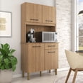 thumbnail image 1 of MOBI Alacena de Madera Modelo Bruselas Color Miel, 1 of 5
