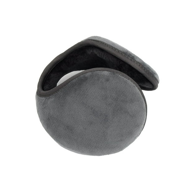 Guardurnaity Orejeras Invierno Mujer Orejas Calentador Protector Regalos Cubierta plegable Ropa a prueba de viento Accesorios Sombreros Banda envolvente Clima Calentadores de oídos espesar gris Guardurnaity AP009483-02B