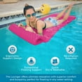 thumbnail image 5 of VOS Extreme Dimpled Swimming Pool Lounger – Premium Foam Float for Adults – Ultra Buoyant, UV & Chlorine Resistant – Great for Pool, Lake, Beach & Water Parks (Fandango Pink), 5 of 8