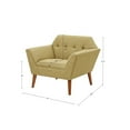 thumbnail image 3 of Gracie Mills Frederick Lounge Chair GRACE-5385 Modern Comfort Design Padded Seat, 3 of 3