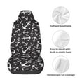 thumbnail image 4 of Rateoe Anchors Print Car Seat Cover,Elastic Car Seat Protector,Washable Durable Automotive Seat Cover Car Interior Accessories, 4 of 5