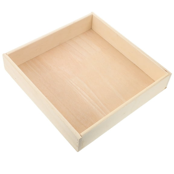 Bandeja de arena para niños Caja de arena de madera Actividades interiores y exteriores Caja de arena Juguete para niños Caja de arena al aire libre Caja de arena interior Bandeja de arena (S)