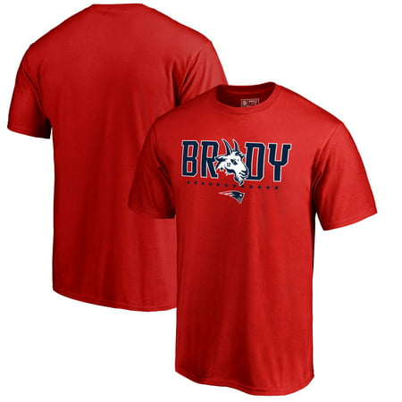 Tom Brady New England Patriots Fanatics Branded GOAT Graphic T-Shirt -