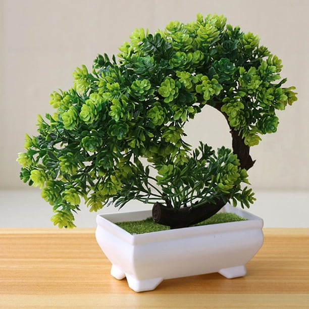 Artificial Potted Plant for Home Diningtable Office Decoration green