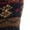Brown Red Pattern, variant on Men's Warm Cozy Slipper Socks Non Slip Winter Fuzzy Fleece-lined Grip Sock