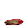 thumbnail image 3 of Bailarinas con Punta para Mujer DREAM PAIRS Rojo Talla 8.5, 3 of 7