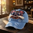 thumbnail image 4 of Chinese head embroidered hat handmade head hat a gift for dads moms husbands men fathers, 4 of 7