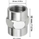 thumbnail image 2 of 2 Pack Shower Pipe Coupler 1/2" Npt To 1/2" Npt Female Hex Nipple Pipe Fitting For Air Hose, Garden Hose - q36, 2 of 5
