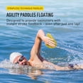 thumbnail image 2 of Raquetas de natación FINIS Agility Floating Lap Swimming, talla XS, 2 of 7