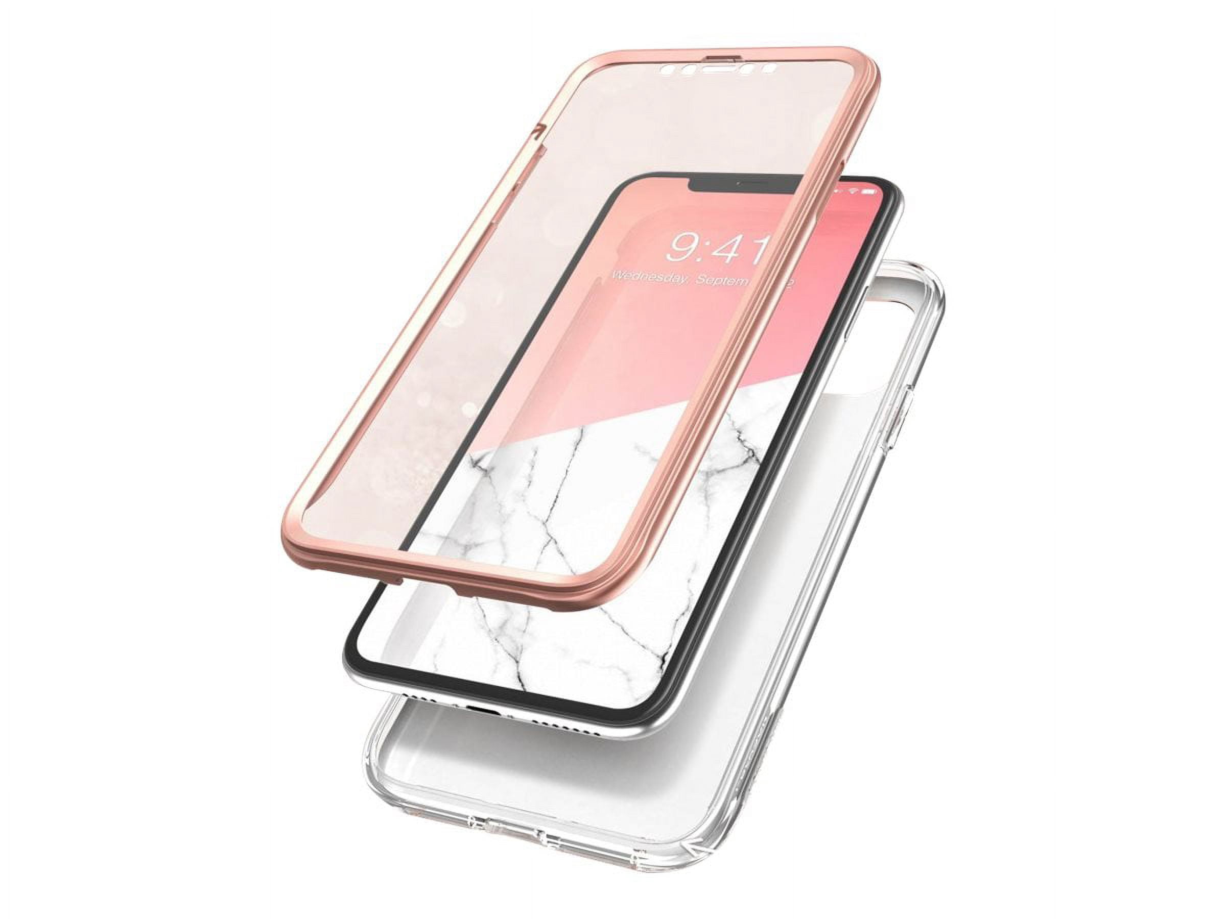 i-Blason Cosmo Designer - Protective case for cell phone - thermoplastic polyurethane (TPU) - pink - 6.1" - for Apple iPhone 11