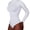 White, variant on Women Bodysuit Solid Color Turtleneck Hip Wrap Stretchy One-Piece Underwear for Yoga