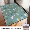 thumbnail image 3 of LightBlue Cartoon Dinosaurs Cacti Pattern Door Rugs,Washable Non Slip Door Mats Indoor,Decorative Door Mats,Entry Mat Indoor for Entrance,Bedroom,Kitchen,Bathroom,20"x32", 3 of 6