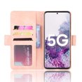 thumbnail image 3 of Case for Samsung Galaxy S20 Cover Adjustable Detachable Card Holder Magnetic closure Leather Wallet Case - Pink, 3 of 5