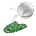 thumbnail image 4 of FUIALDOLG Christmas Cartoon Avocado Print Slippers for Women Memory Foam House Bedroom Open Toe Slide Slipper Shoes Comfy Trendy Gift Slippers, Size 9-10, 4 of 7