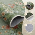 thumbnail image 2 of Lahome 8x10 Floral Washable Rugs for Living Room, Large Green Non Slip Bedroom Rug with Rubber Backing , Soft Ultra Thin Carpet for Dorm Playroom Indoor, 2 of 8