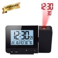 thumbnail image 2 of Reloj Con Proyector De Pantalla Led Con Luz De Fondo Reloj Despertador Giratorio Alimentado Por Batería Para La Decoración Del Dormitorio Del Hogar Advancent HA025913-01, 2 of 5