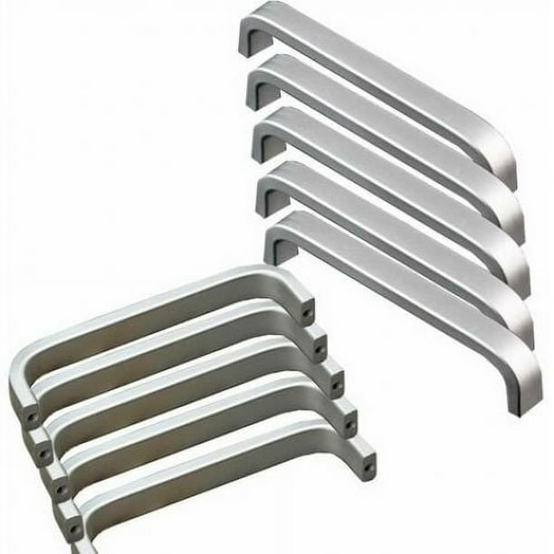 Tiradores de gabinete de arco cuadrado, tiradores de puerta de servicio de aleación de aluminio anticorrosión, herrajes para cajones de cocina para un estilo moderno de fácil instalación
