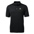 thumbnail image 2 of Men's Cutter & Buck Black LSU Tigers Big & Tall Virtue Eco Pique Tile Print Recycled Polo, 2 of 3