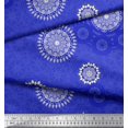 thumbnail image 3 of Soimoi Moss Georgette Fabric Mandala Ethnic Print Fabric by The Yard 42 Inch Wide, 3 of 3