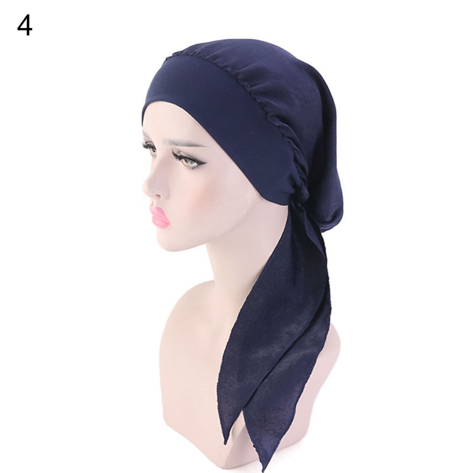 Chemo Headwear Turbans For Women Long Hair Head Scarf Headwraps Cancer Hats 0798