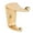 Satin Brass, variant on Ives 405A 2 1/2" Projection Cast Aluminum Coat And Hat Hook 1 1/2" X 7/8" Base - Brass