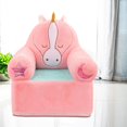 thumbnail image 6 of deevoka Kids Sofa Cover Animals Shaped Cartoon Children Couch Cover for Bedroom Home unicorn, 6 of 9