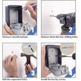 thumbnail image 5 of Caja de seguridad para llaves con cerradura de combinación, almacenamiento seguro con código numérico de 4 dígitos, 5 of 5