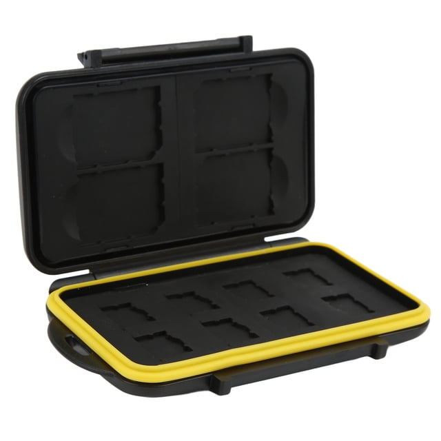 Camera Storage Card Case Waterproof Protective 12 Slots Portable Memory Card Holder for Micro Storage Cards