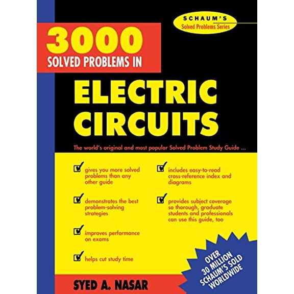 Pre-Owned 3,000 Solved Problems in Electrical Circuits (Paperback) 0070459363 9780070459366