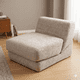 thumbnail image 1 of Sillón Sofá Cama Individual AIRJOL™ YY-87 Beige claro  Sofá Cama Moderno Plegable, Ergonómico y Multifuncional para Sala o Recámara, 1 of 9