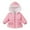 D86-Pink, variant on RMGVDSD Baby Girls Down Jacket Toddler Winter Coats Fashion Cute Thicken Long Sleeve Hooded Zip Up Padded Jackets Baby Warm Coat Outerwear 18-24 Months