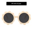 thumbnail image 3 of Kmbangi Lunettes de Soleil de Plage pour Enfants, Forme de Fleur Ronde Protection UV400, 3 of 9
