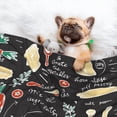 thumbnail image 3 of Rocae Vegetable Quiche for Pet Blanket Dog Blanket Cat Blanket Soft Sleep for Small Medium Pet-Medium, 3 of 8