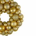thumbnail image 3 of Northlight 3-Finish Shatterproof Ball Christmas Wreath, 3 of 3