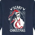 thumbnail image 3 of The Nightmare Before Christmas - Jack Scary Christmas - Toddler And Youth Long Sleeve Graphic T-Shirt, 3 of 5