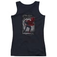 thumbnail image 1 of Superman Metropolis Guardian Junior Women's Tank Top Black, 1 of 1